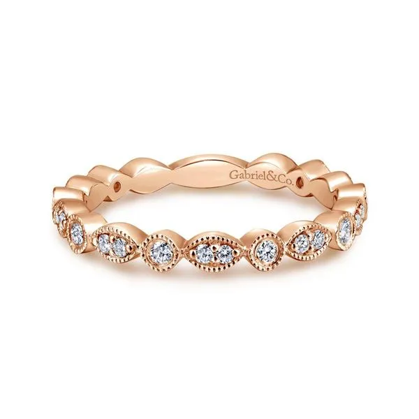 14K Rose Gold Diamond Ladies Fashion Ring Size 6.5 Gabriel and Co. | Chipper's Jewelry Chipper's Jewelry Bonney Lake, WA