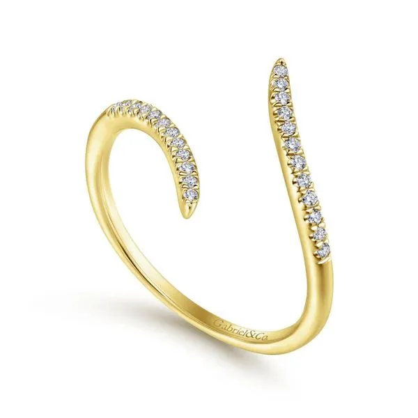 14K Yellow Gold Open Wrap Fashion Ring Image 2 Chipper's Jewelry Bonney Lake, WA