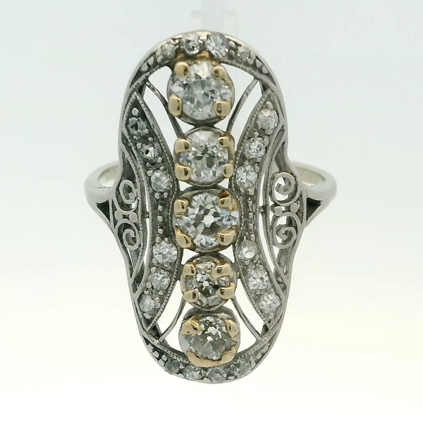 Vintage Platinum 1.5ctw Diamond Ring Chipper's Jewelry Bonney Lake, WA