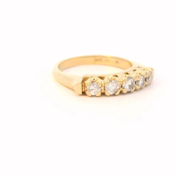 14K Yellow Gold Diamond Anniversary Band Image 3 Chipper's Jewelry Bonney Lake, WA