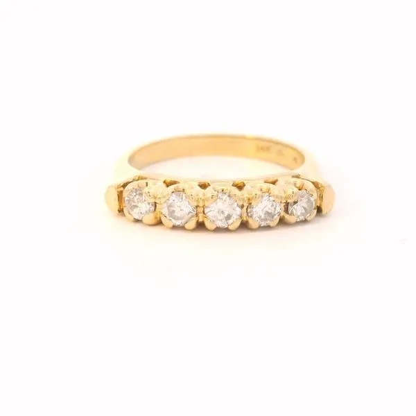 14K Yellow Gold Diamond Anniversary Band Chipper's Jewelry Bonney Lake, WA