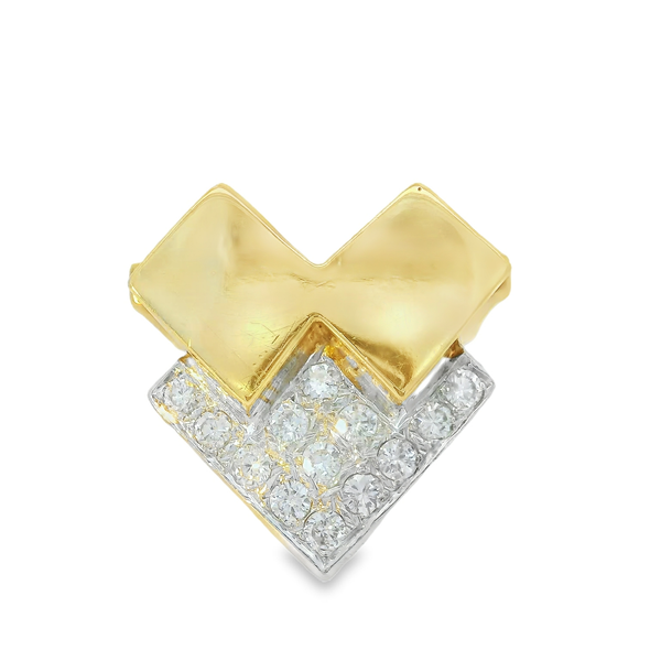 18K Custom Art Deco Diamond Ring Chipper's Jewelry Bonney Lake, WA