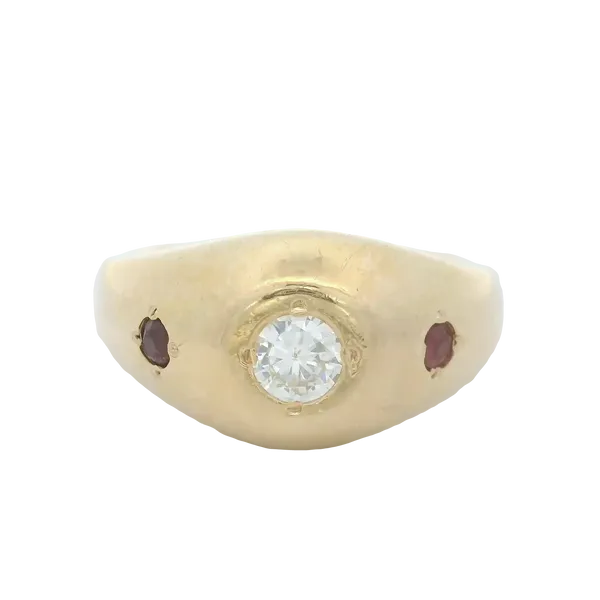 14KY Diamond Ruby Ring Sz. 6 Chipper's Jewelry Bonney Lake, WA