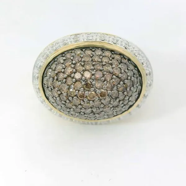 14KY Champagne Diamond Dome Ring Sz. 7 Chipper's Jewelry Bonney Lake, WA