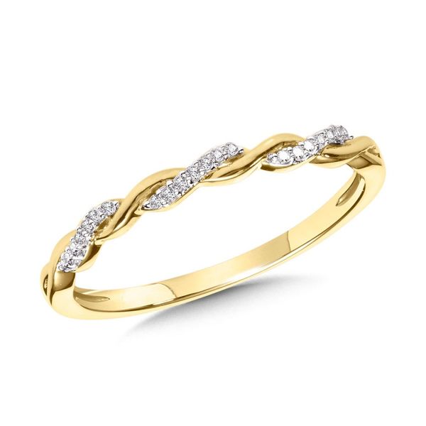 10KY Diamond Twist Design Ring Chipper's Jewelry Bonney Lake, WA