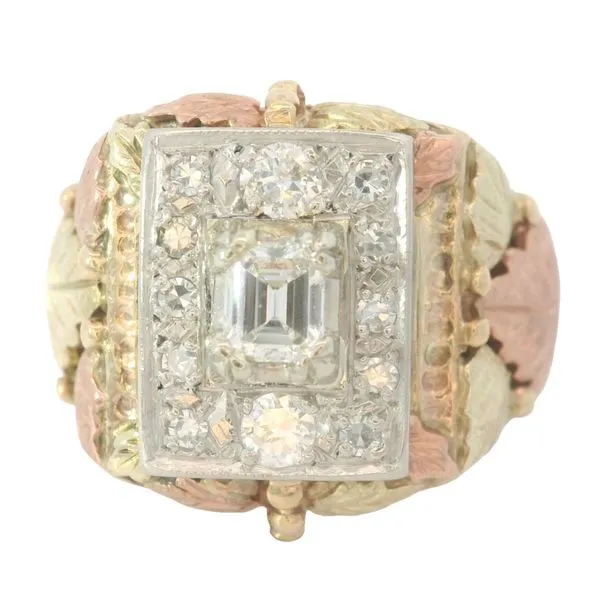 10KY .63ctw Black Hills Gold Diamond Ring Sz. 11 Chipper's Jewelry Bonney Lake, WA