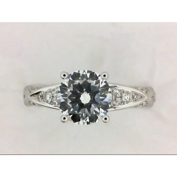 18KW 1.00ct CZ Ctr Ring Chipper's Jewelry Bonney Lake, WA
