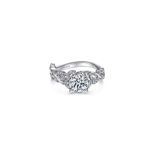 14K White Gold Diamond Engagement Ring Chipper's Jewelry Bonney Lake, WA
