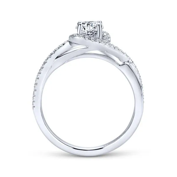 14K White Gold Diamond Engagement Ring Image 2 Chipper's Jewelry Bonney Lake, WA