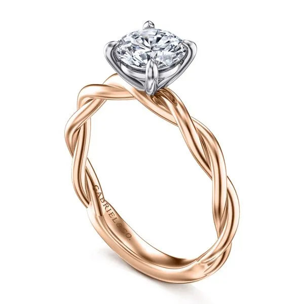 14K Rose Gold Engagement Ring Image 3 Chipper's Jewelry Bonney Lake, WA