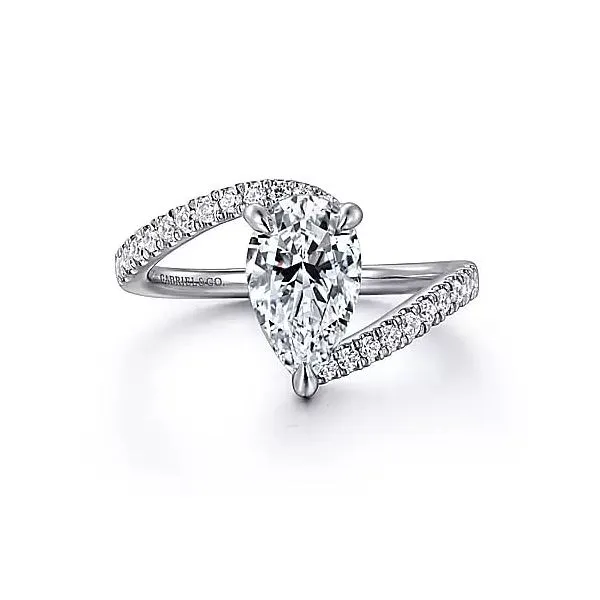 14K White Gold Diamond Engagement Ring Chipper's Jewelry Bonney Lake, WA