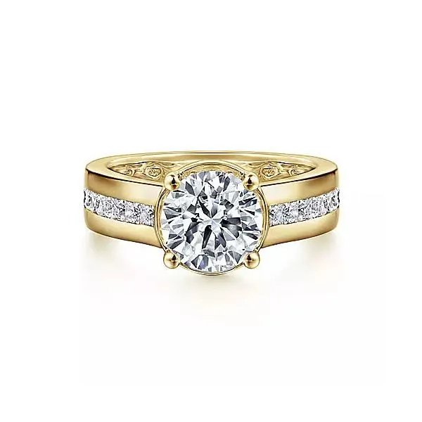 14K Yellow Gold Diamond Engagement Ring Chipper's Jewelry Bonney Lake, WA
