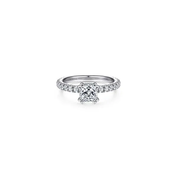 14K White Gold Diamond Engagement Ring Chipper's Jewelry Bonney Lake, WA