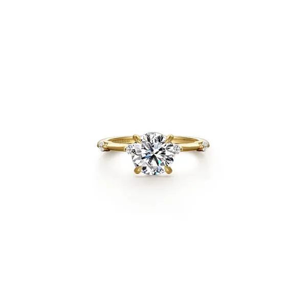14K Yellow Gold Diamond Engagement Ring Chipper's Jewelry Bonney Lake, WA