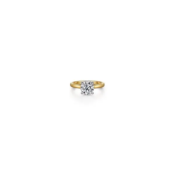 14K Two Tone Diamond Engagement Ring Chipper's Jewelry Bonney Lake, WA