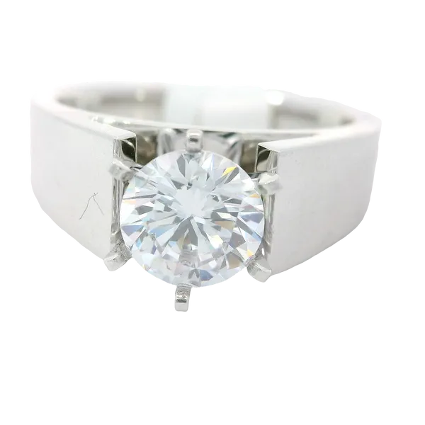 14K White Gold Semi Mount Engagement Ring Image 2 Chipper's Jewelry Bonney Lake, WA