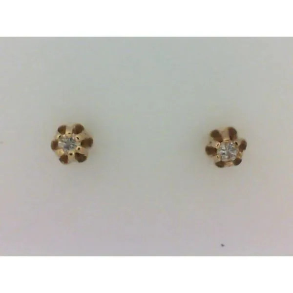 Vintage 14K Yellow Gold Diamond Earrings Chipper's Jewelry Bonney Lake, WA