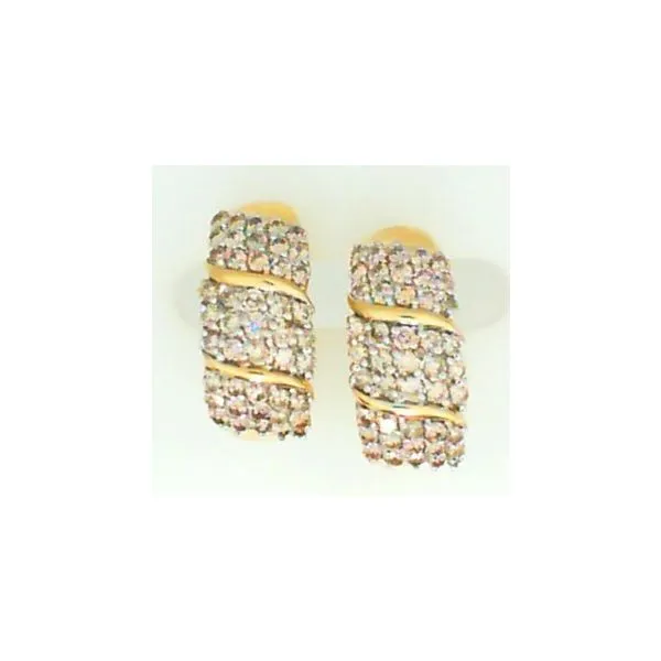 14K Yellow Gold Vintage Diamond Earrings Chipper's Jewelry Bonney Lake, WA