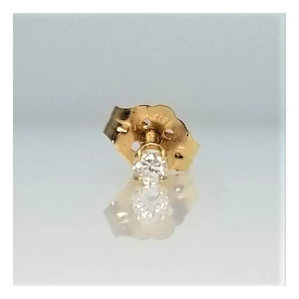 14K Yellow Gold Diamond Single Earring Chipper's Jewelry Bonney Lake, WA