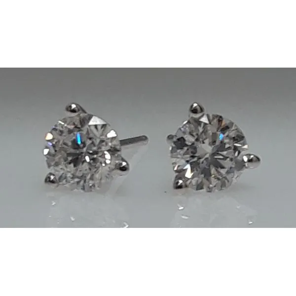 14K White Gold Diamond Stud Earrings Chipper's Jewelry Bonney Lake, WA