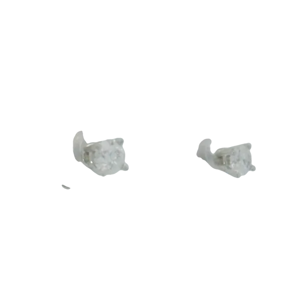 14K White Gold Diamond Stud Earrings 0.25ctw Image 3 Chipper's Jewelry Bonney Lake, WA