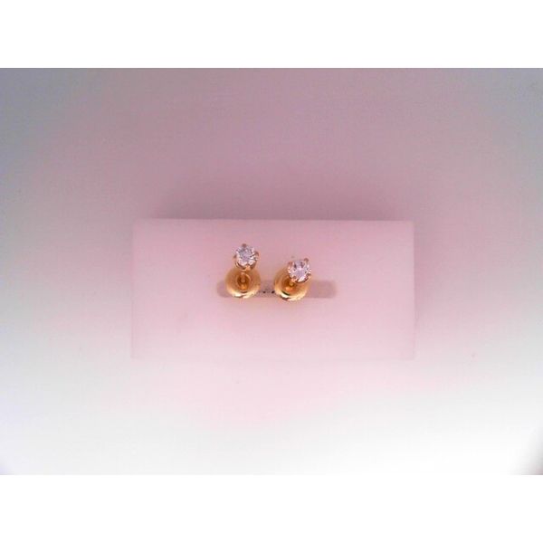 14K Yellow Gold Diamond Stud Earrings Chipper's Jewelry Bonney Lake, WA