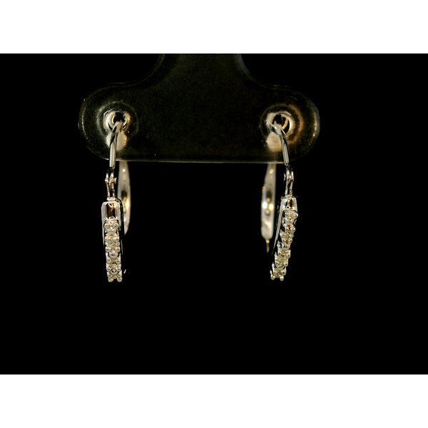 10KW Diamond Hoop Earrings 0.03ctw. Chipper's Jewelry Bonney Lake, WA