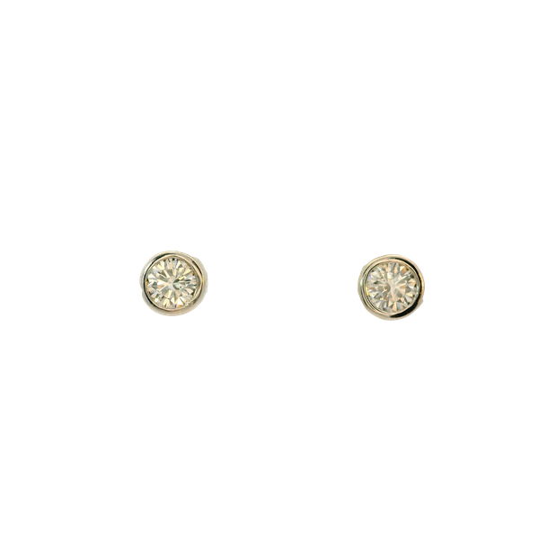 14KW Diamond Stud Earrings 0.50ctw W/Screw Backs Chipper's Jewelry Bonney Lake, WA