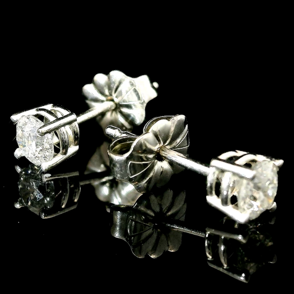 14KW Diamond Stud Earrings Approximately 0.42ctw J/I2. Image 2 Chipper's Jewelry Bonney Lake, WA