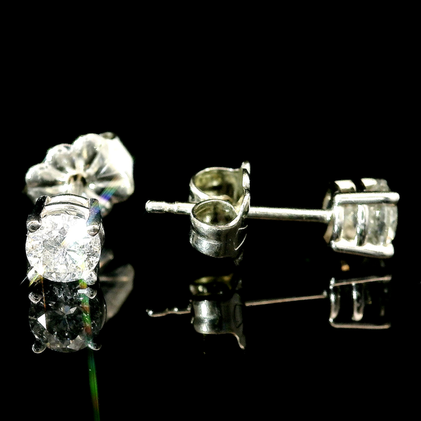 14KW Diamond Stud Earrings Approximately 0.42ctw J/I2. Chipper's Jewelry Bonney Lake, WA