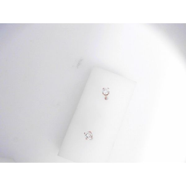 14KY Diamond Stud Earrings 0.38ctw (est)  G-H VS2 w/ Screw Backs Chipper's Jewelry Bonney Lake, WA