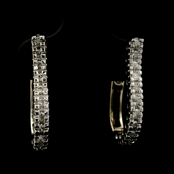 10KY Diamond Hoop Earrings Approx 0.28ctw. Chipper's Jewelry Bonney Lake, WA