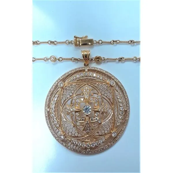 18kt Yellow Gold Diamond Pendant Chipper's Jewelry Bonney Lake, WA