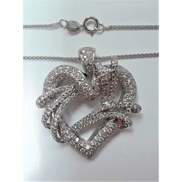 14kt White Gold Diamond Pendant Chipper's Jewelry Bonney Lake, WA