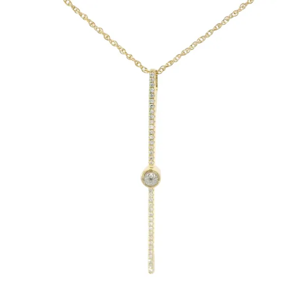 14K Yellow Gold Diamond Pendant Chipper's Jewelry Bonney Lake, WA