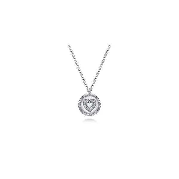 Sterling Silver Diamond Heart Pendant Chipper's Jewelry Bonney Lake, WA