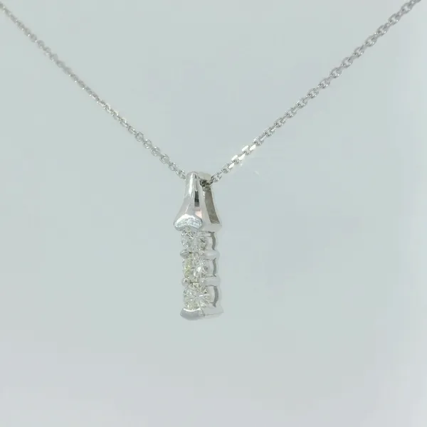 14KW Diamond Pendant w/18