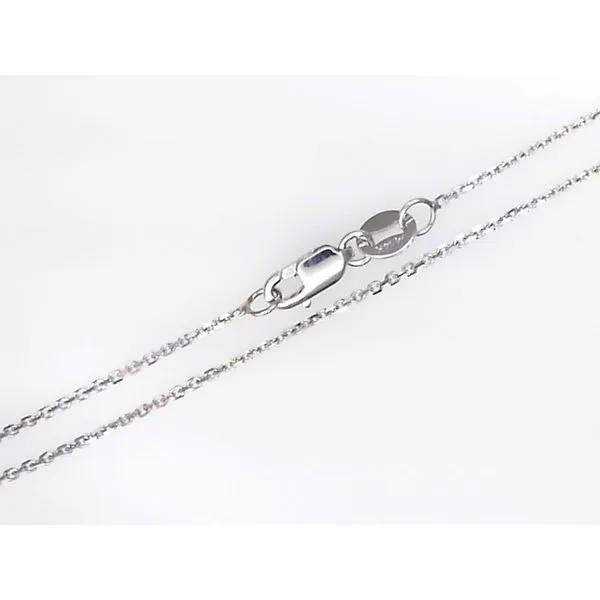 14K White Gold Diamond Star Pendant with Cable Chain Image 2 Chipper's Jewelry Bonney Lake, WA