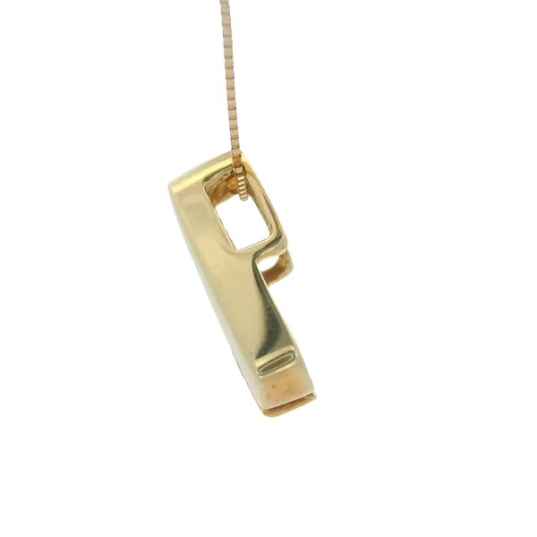 14KW Topaz Prasiolite Tanzanite Pendant w/17