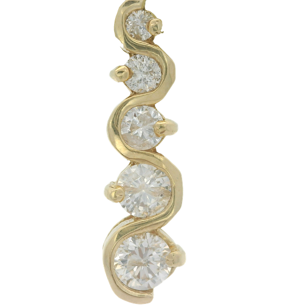 14K Yellow Gold Diamond Journey Pendant Chipper's Jewelry Bonney Lake, WA