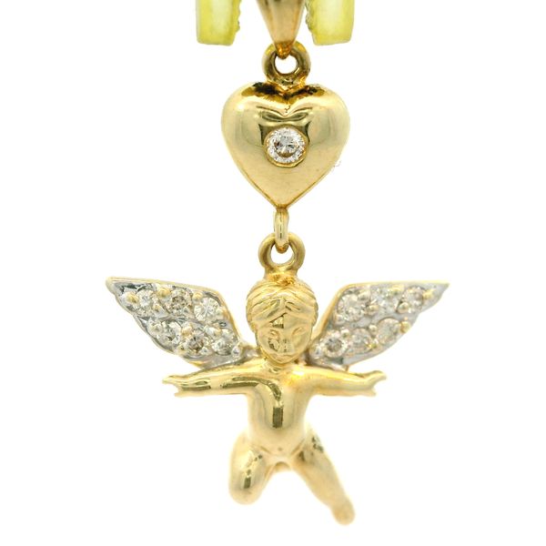 14KY Diamond Angel/Fairy Charm 0.21ctw H/I I1 Chipper's Jewelry Bonney Lake, WA