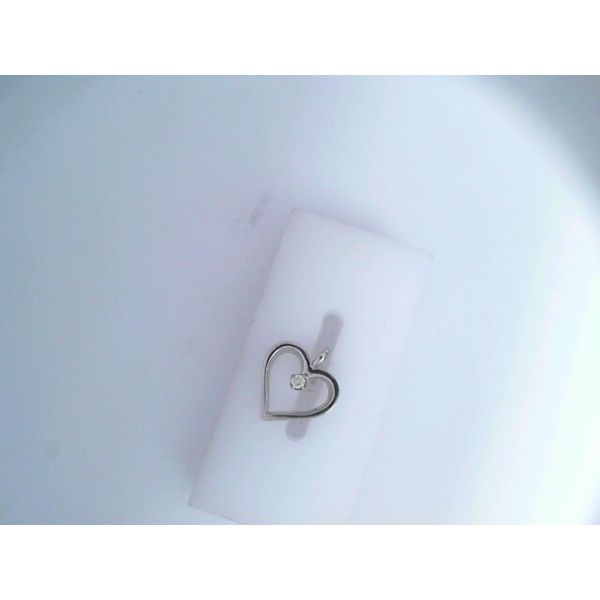 14KW Diamond Heart Pendant 0.04ctw. Chipper's Jewelry Bonney Lake, WA