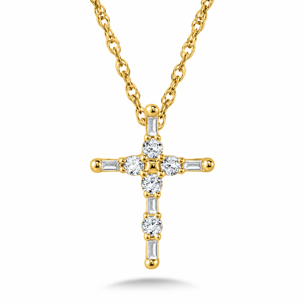 14KY Diamond CrossPendant .10ctw Chipper's Jewelry Bonney Lake, WA
