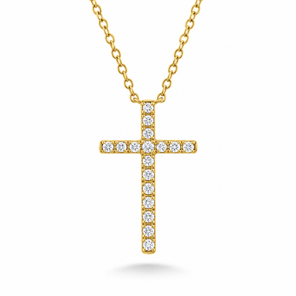 10KY Diamond Cross Necklace Chipper's Jewelry Bonney Lake, WA