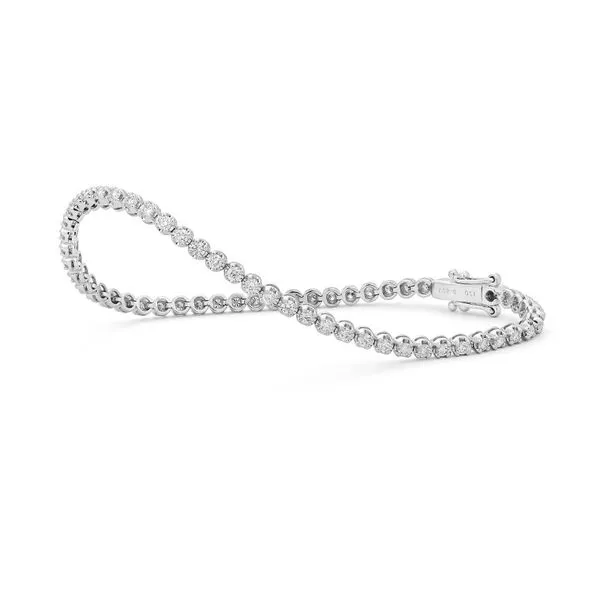 14K White Gold Stackable Diamond Tennis Bracelet Chipper's Jewelry Bonney Lake, WA