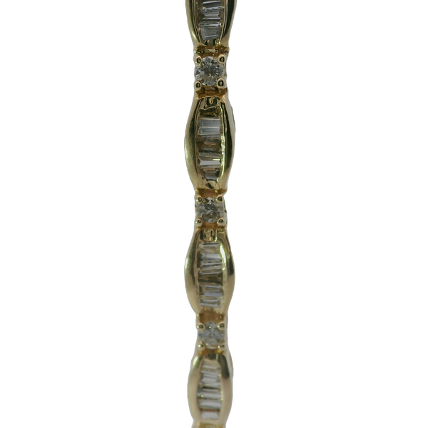 14Kt Yellow Gold Diamond Tennis Bracelet Chipper's Jewelry Bonney Lake, WA