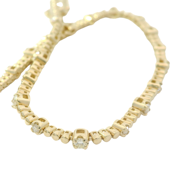 Diamond Bracelet in 14K Yellow Gold Chipper's Jewelry Bonney Lake, WA