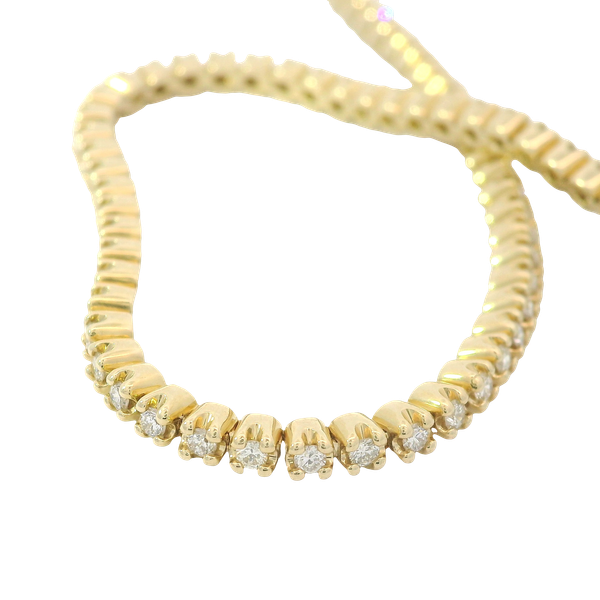 Diamond Bracelet in 14K Yellow Gold Chipper's Jewelry Bonney Lake, WA