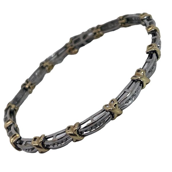 10KTT Diamond Bracelet 0.54ctw Single Cuts K-L/I2 7.25 Inches Chipper's Jewelry Bonney Lake, WA