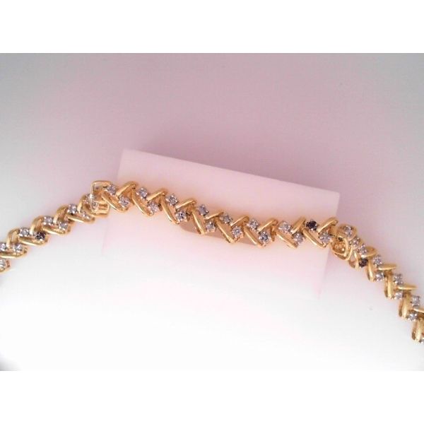 14KY Diamond Bracelet 7 Inches Long Approximately 1.56ctw. Chipper's Jewelry Bonney Lake, WA